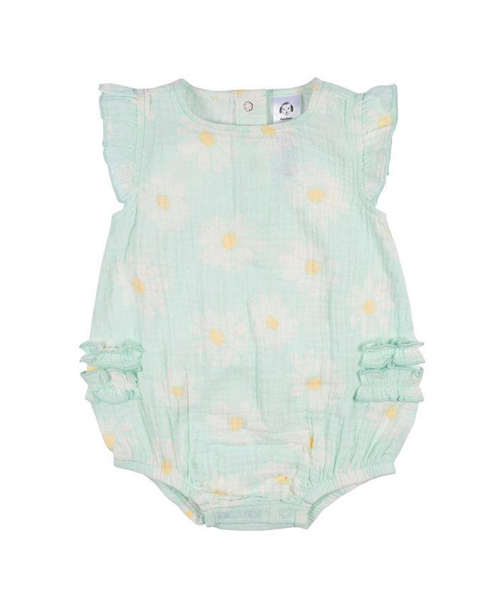 Gerber Baby Girls Gauze Sunsuit Romper Macy's