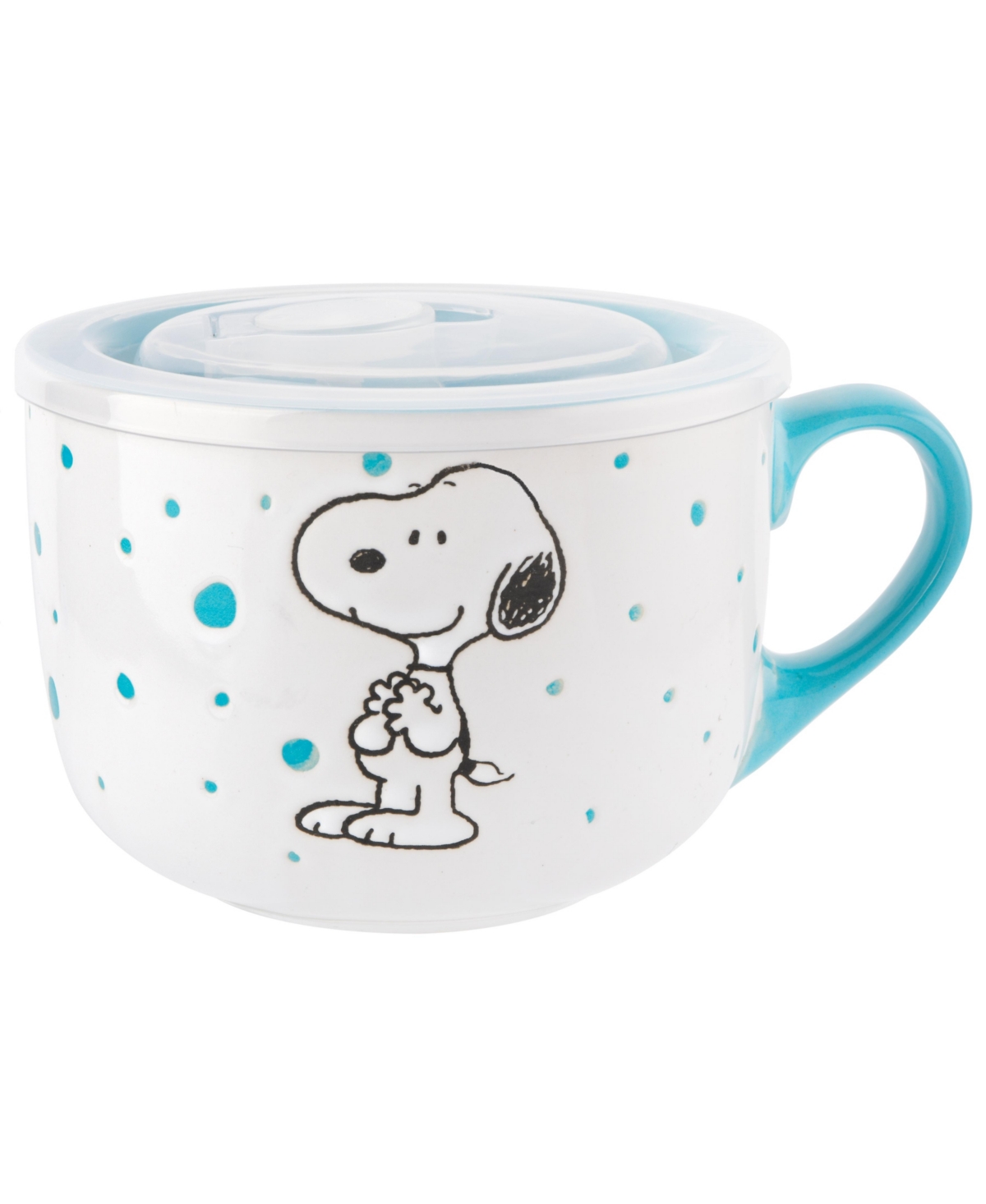 Peanuts 4 Pack Soup Bowls w/ Lids - 4 assorted colors