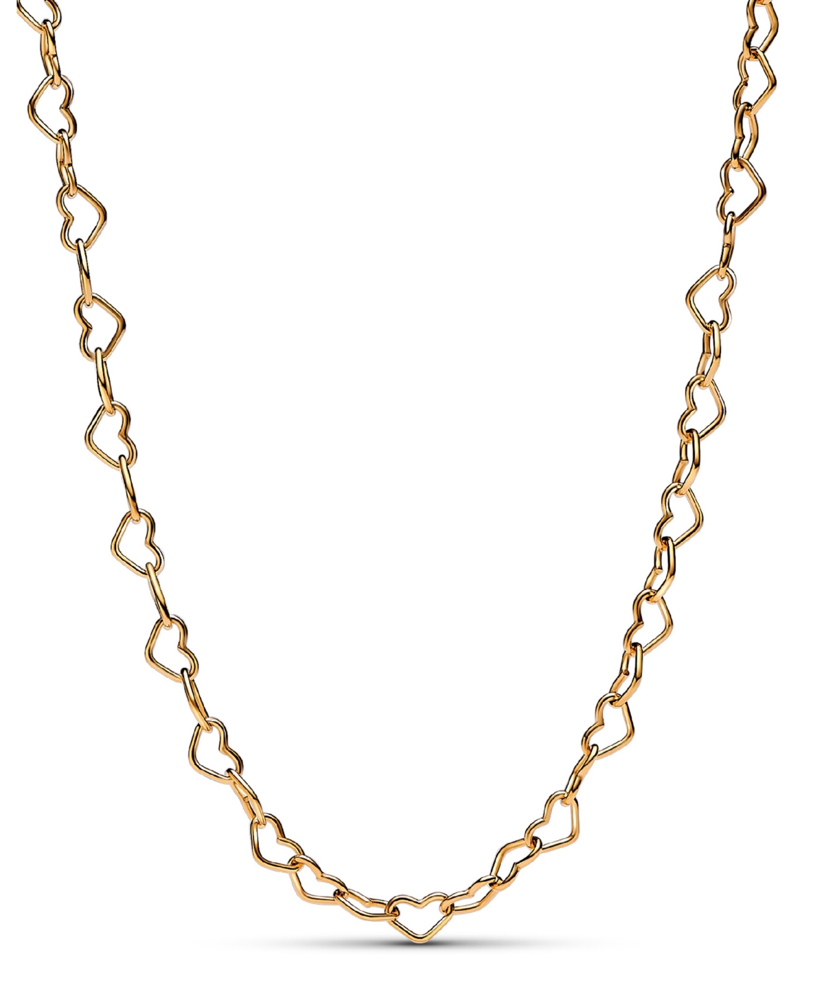 in 14k Gold-plated Hearts Collier 17.7 inch Necklace - Gold
