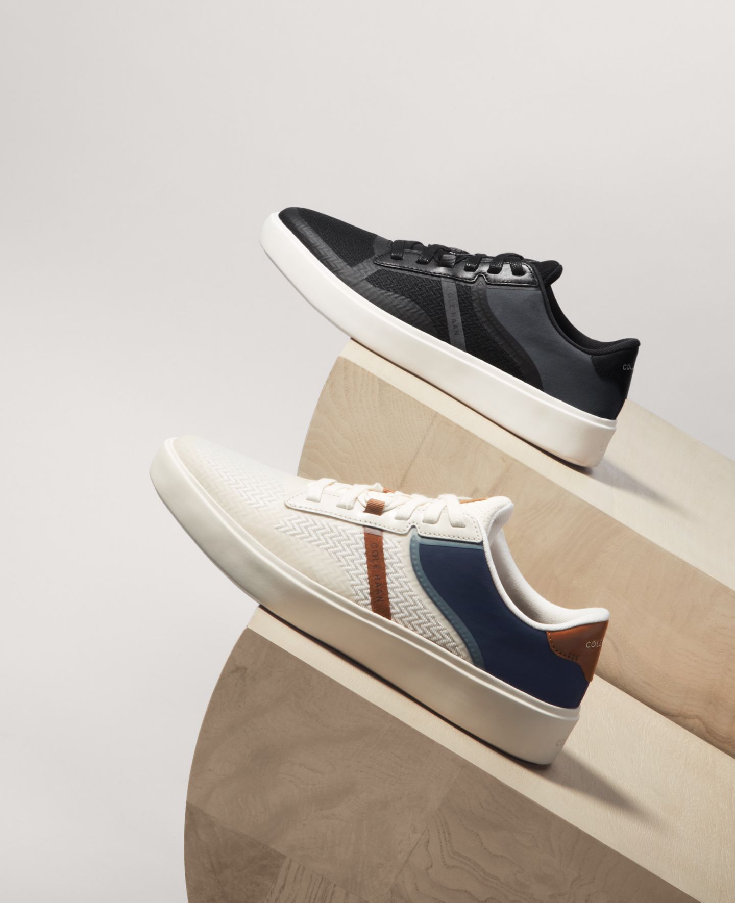 Мужские кроссовки Cole Haan Grand Crosscourt Winner Lace-Up, цвет: Чёрный / Серый — фото 8
