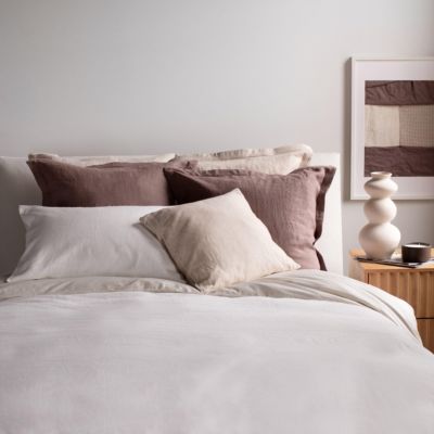 French Linen Flanged Euro Sham