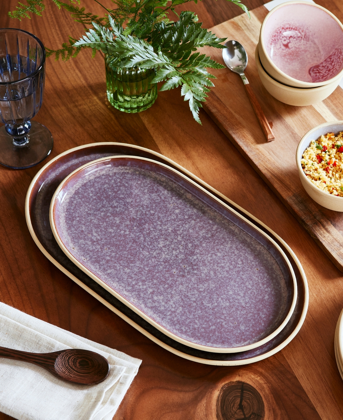 Portmeirion Minerals Large Oval Platter