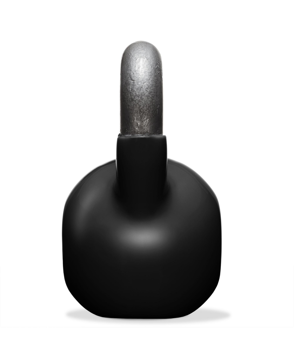 Philosophy Gym Vinyl Coated Cast Iron Kettlebell Weight 25 lbs -- Black