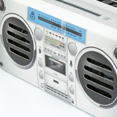 Retro GPOBRONXSL Bronx Mini Bluetooth Speaker - Silver