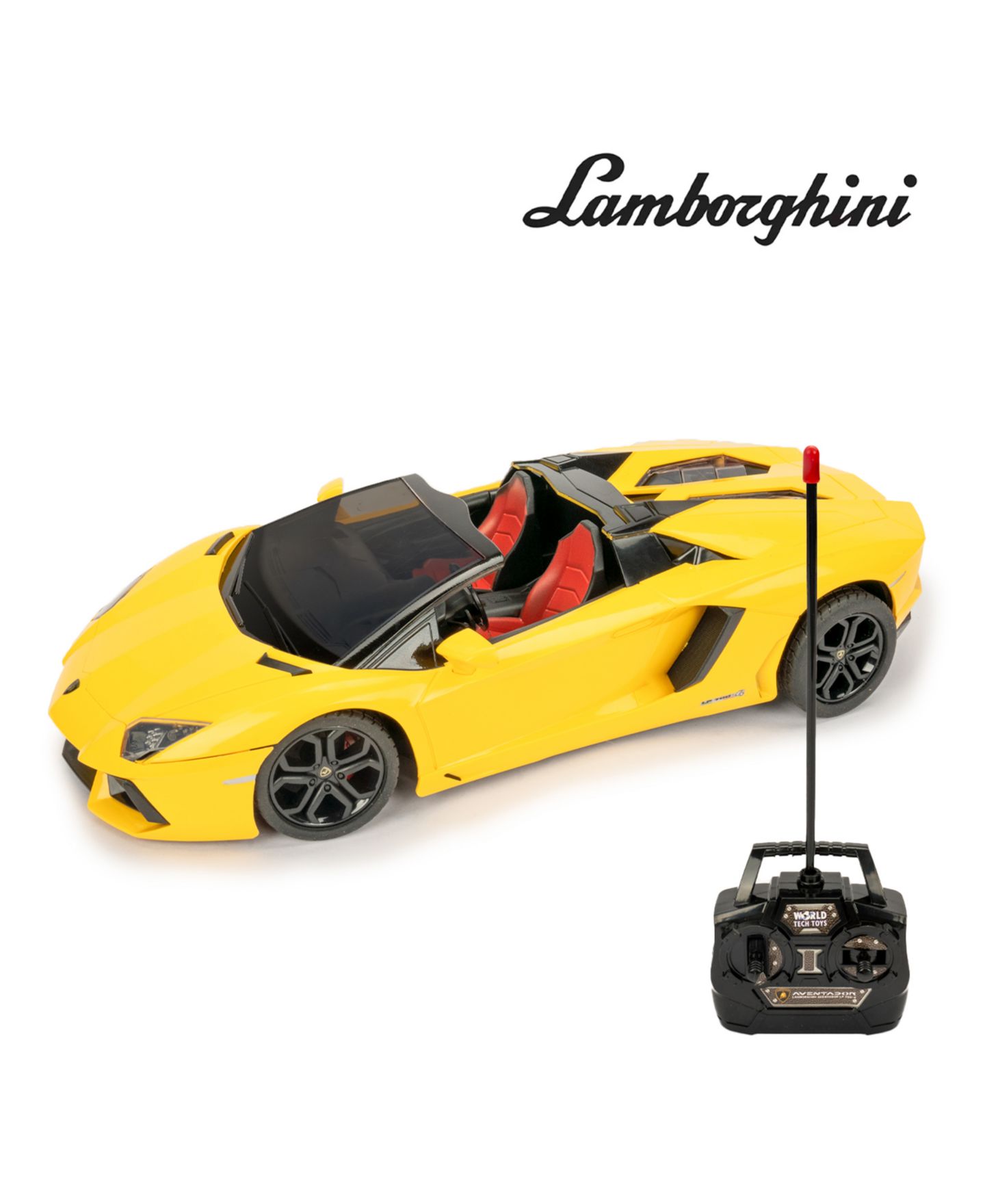 Детская игрушка World Tech Toys Lamborghini Aventador Roadster 1:14 Electric RC Car, цвет: Разноцветный — фото 1