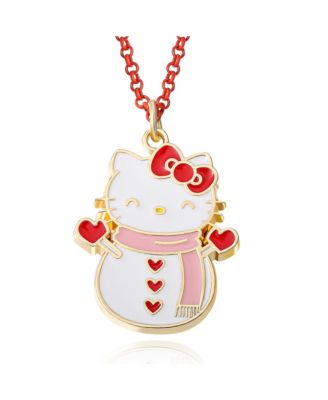 Sanrio Snowman Necklace and Earring Christmas Set