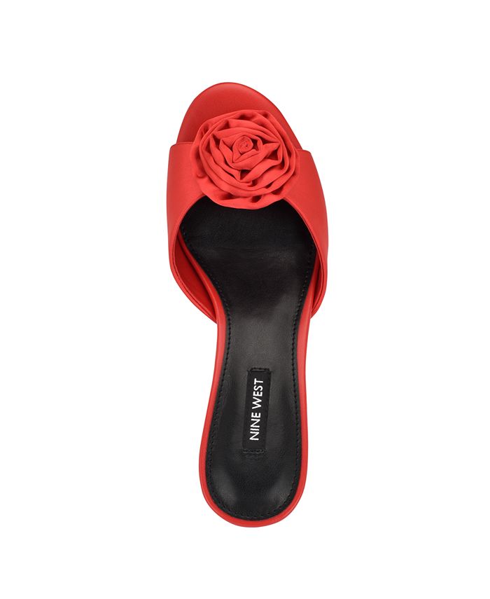 Nine West Women's Dhalia Tapered Heel Slip-on Dress Sandals - Macy's