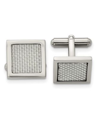 Multi Chicklet Inlay SS Cuff