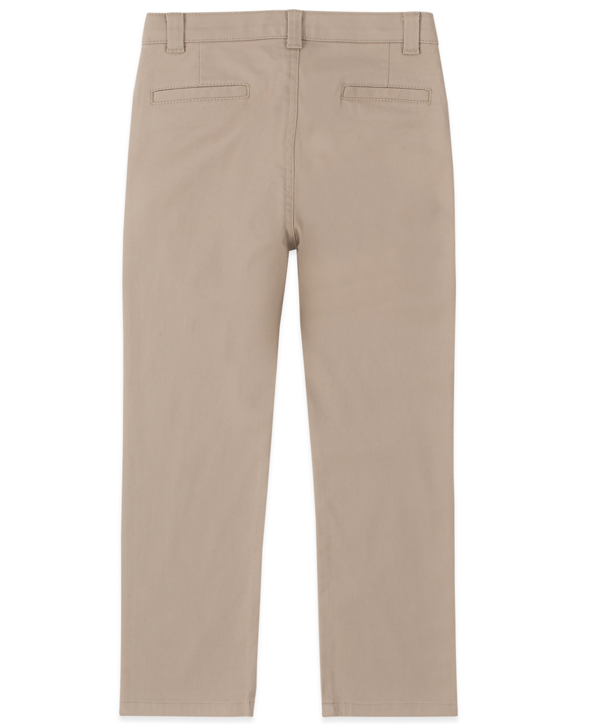 Nautica Little Boys Uniform Stretch Twill Pant with Reinforced Knees