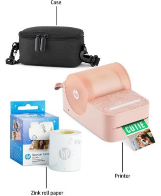 Sprocket Panorama Portable Label Printer & Photo Printer Starter Bundle