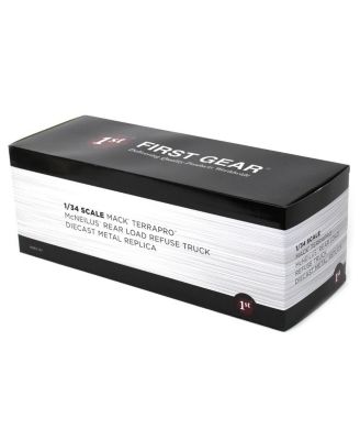 1/34 White Mack TerraPro with McNeilus Rear Loader & Trash Cans