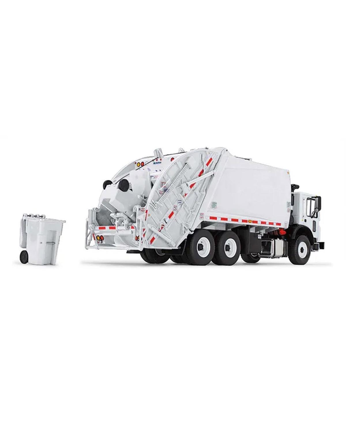 First Gear 1/34Mack TerraPro with McNeilus Rear Loader & Trash Cans - White
