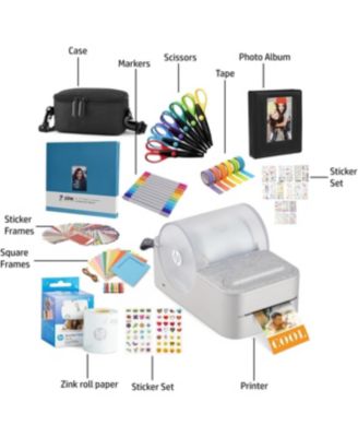 Sprocket Panorama Portable Label Printer & Photo Printer Craft Bundle