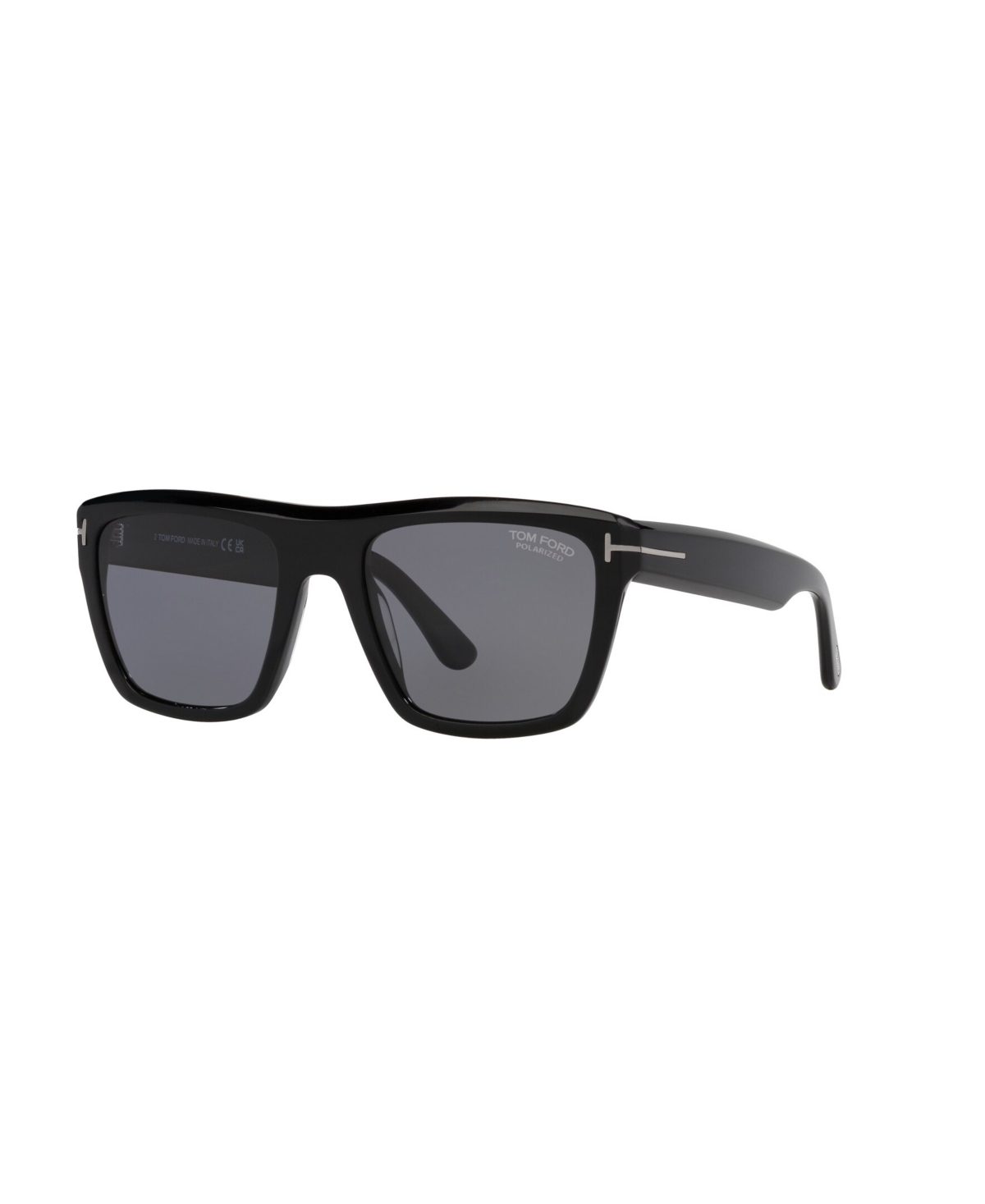 Men's Polarized Sunglasses, Alberto - Black Shiny