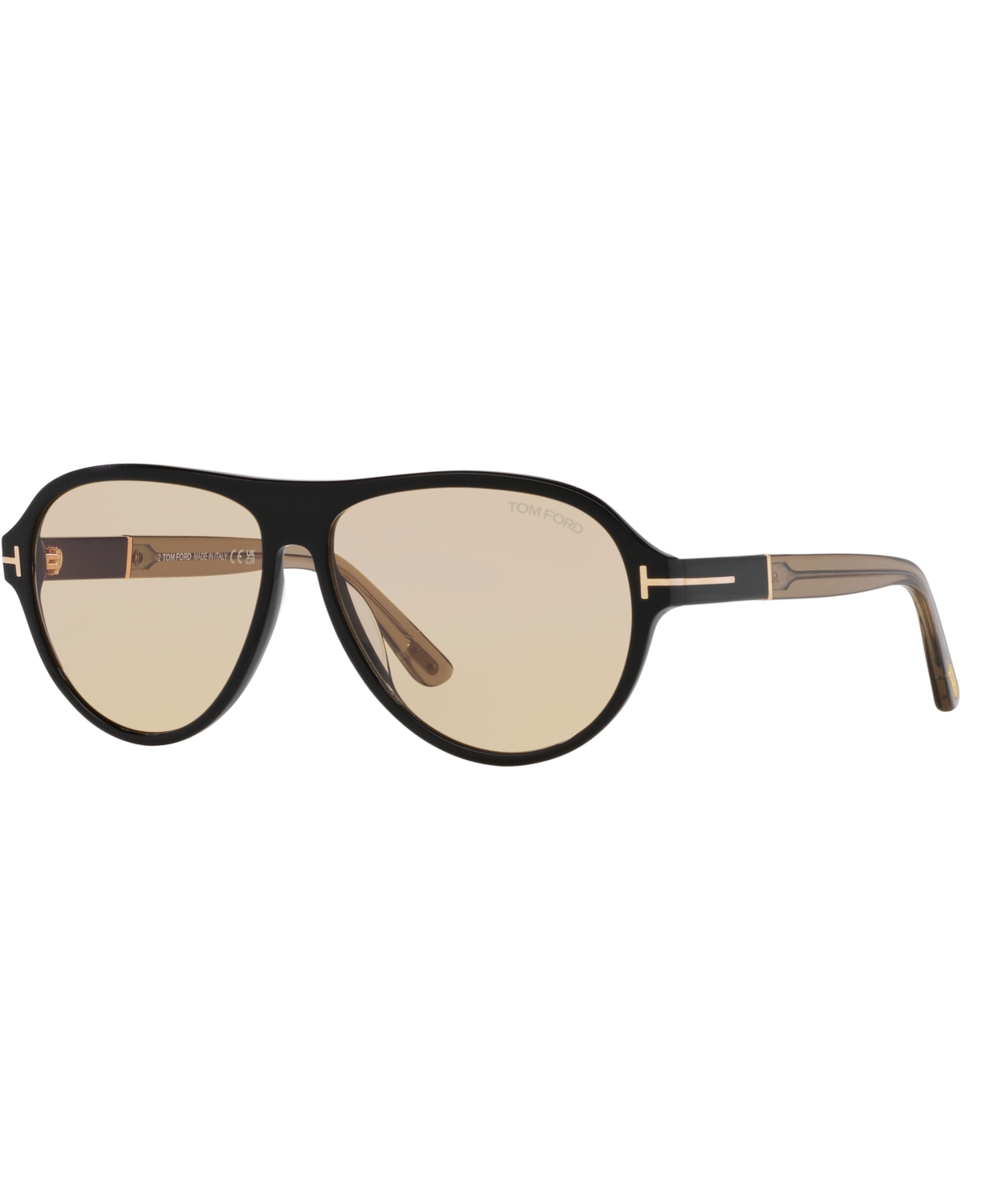 Men's Sunglasses, FT1080 Photochromic - Black Shiny