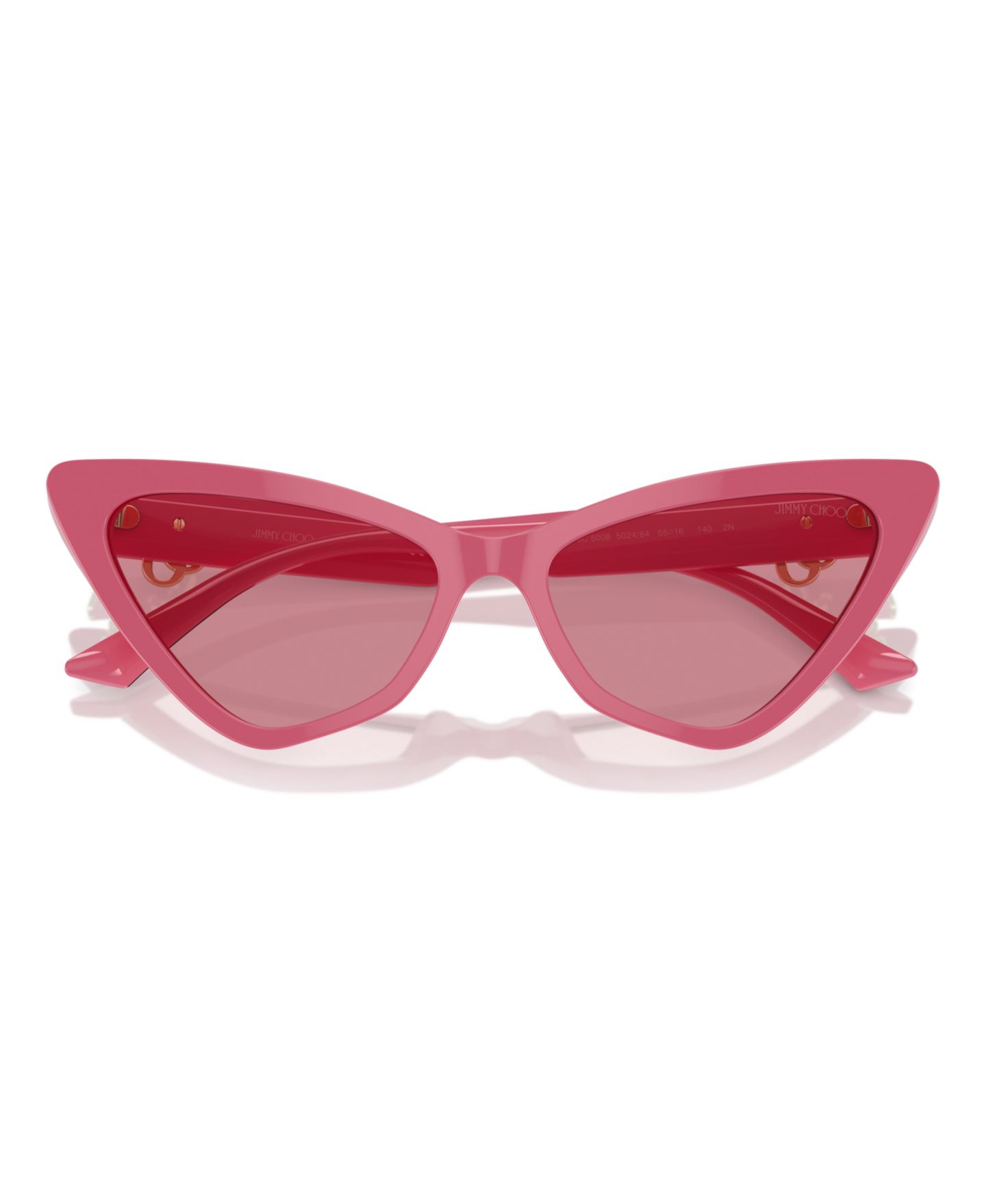 Женские солнцезащитные очки Jimmy Choo Sunglasses, JC5008, цвет: Чёрный — фото 13