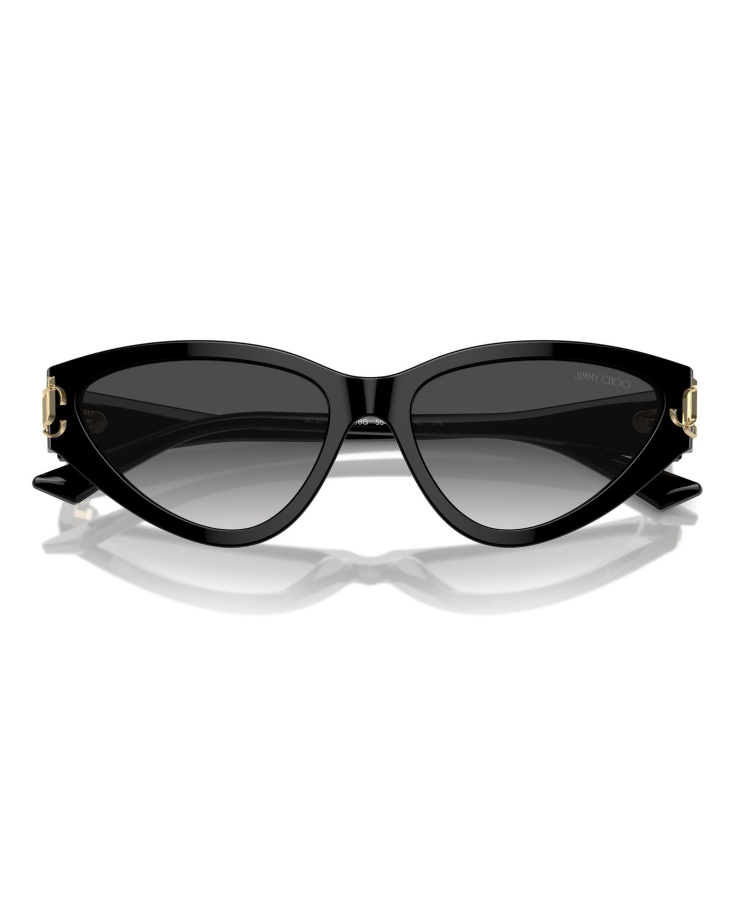 Женские солнцезащитные очки Jimmy Choo Sunglasses, JC5019, цвет: Чёрный — фото 3
