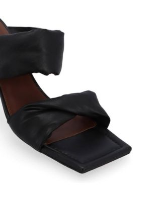 Women's Twist Strap Leather Sandals