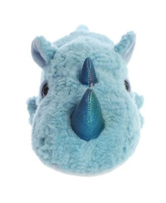 Medium Rickie Rhino Schnozzles Playful Plush Toy Blue 11"