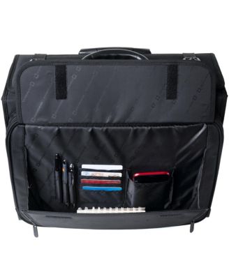Rolling Briefcase Wheel Catalog Hard Case Laptop Bag Lawyer Attache