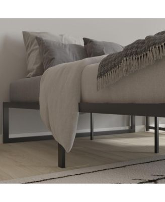Varallo 14 Inch Steel Bed Frame With Steel Slat Support For Any Mattress (No Box Spring Required)
