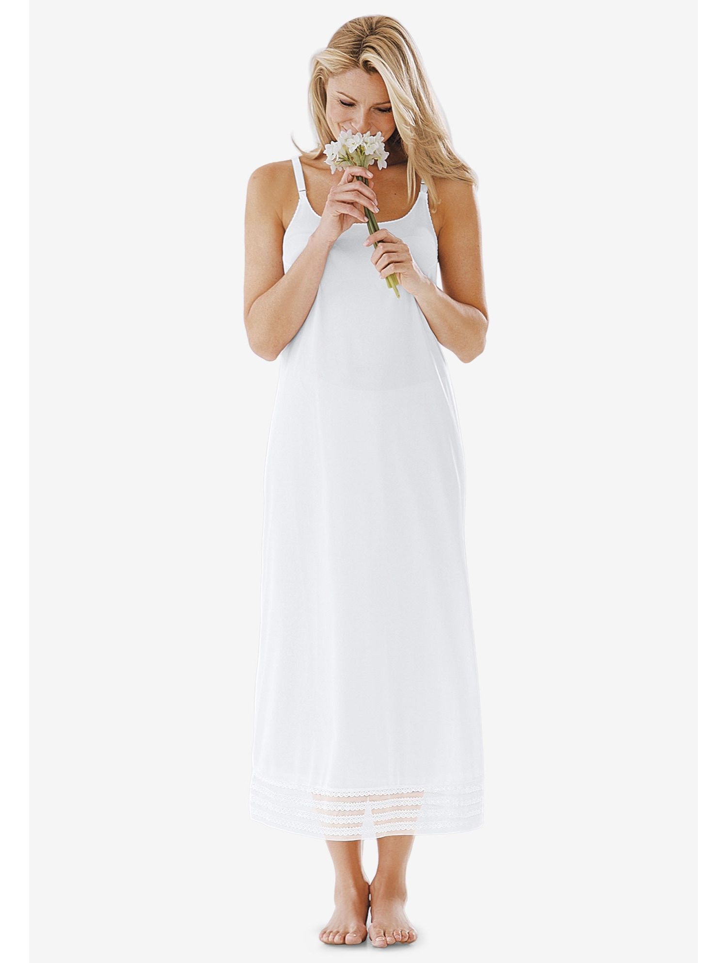 Women's Plus Size Full Slip Snip-To-Fit
