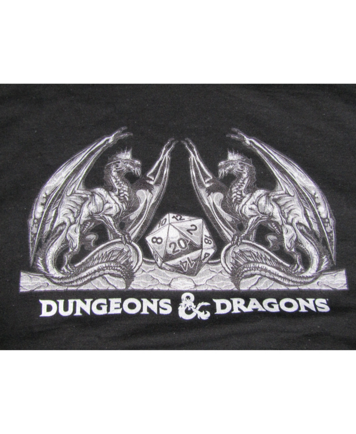 Dungeons & Dragons Boys Mirror DragonsSweatshirt - Black