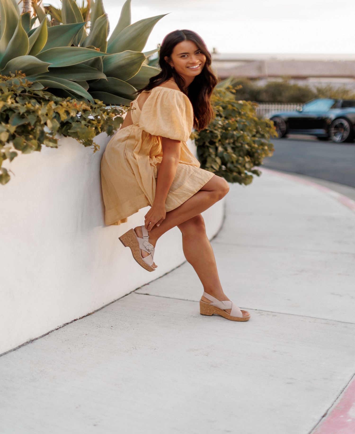 Women's Giselle Dove Wedge Sandals