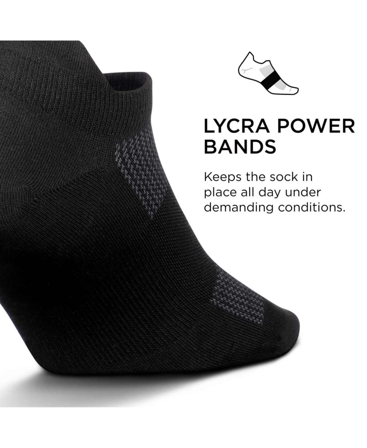 Feetures Men's High Performance Ultra Light Ankle Sock - No Show Socks for Women & Men with Heel Tab