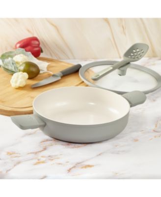 Balance Non-stick Ceramic Saute Pan 10.25", 3.1qt. With Glass Lid, Recycled Aluminum