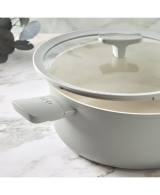 Balance Non-stick Ceramic Stockpot 11", 6.5qt. With Glass Lid, Recycled Aluminum
