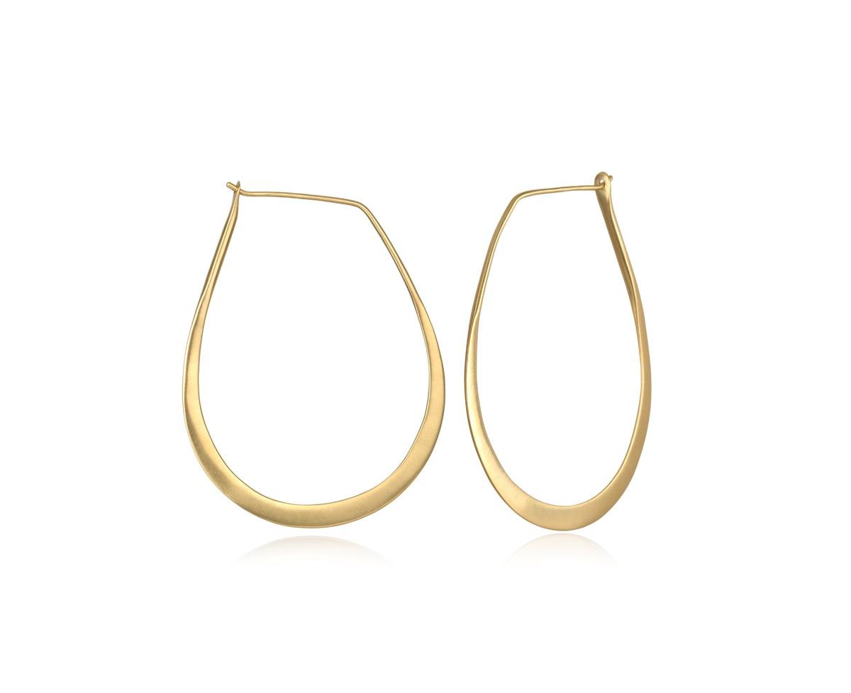 Minimalist Gold Hoop Earrings - Gold