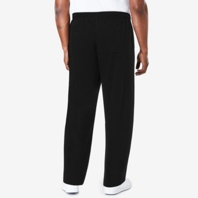Big & Tall Lightweight Jersey Open-Bottom Sweatpants