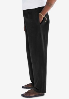 Big & Tall Elastic Waist Gauze Cotton Pants
