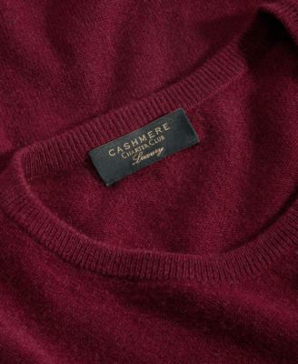 100% Cashmere Women's Petite Long-Sleeve Crewneck Sweater