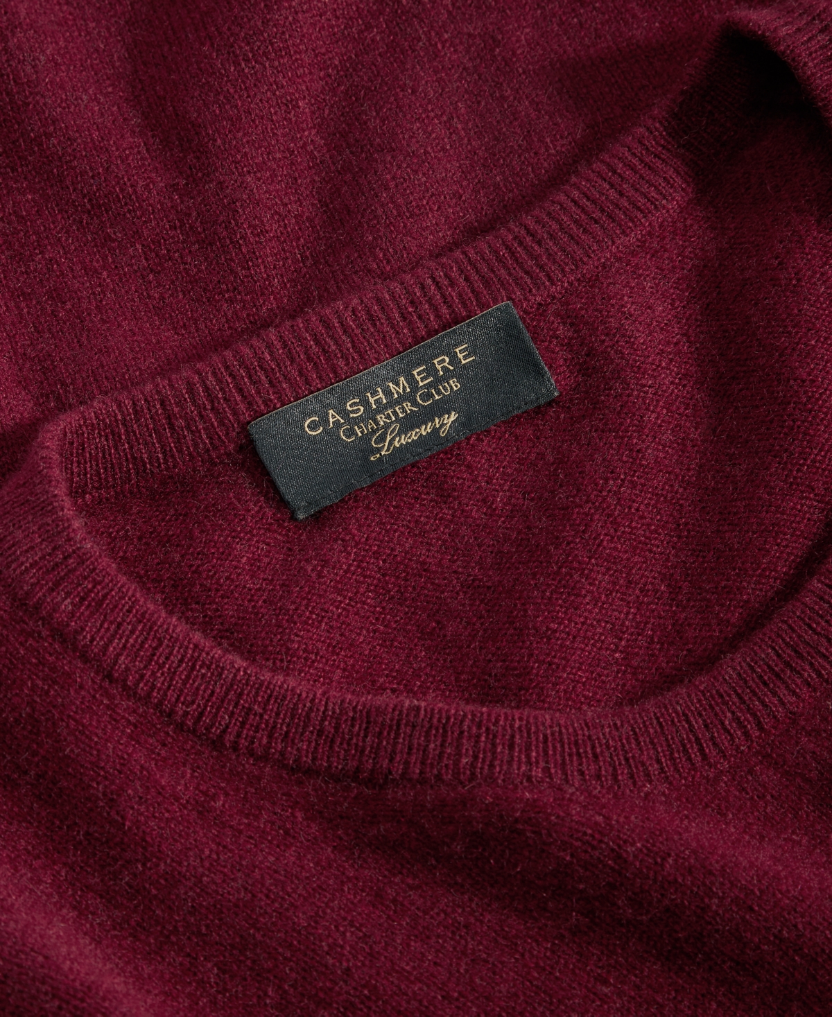 Charter Club 100% Cashmere Women's Petite Long-sleeve Crewneck Sweater, Created For Macy's In Crantini