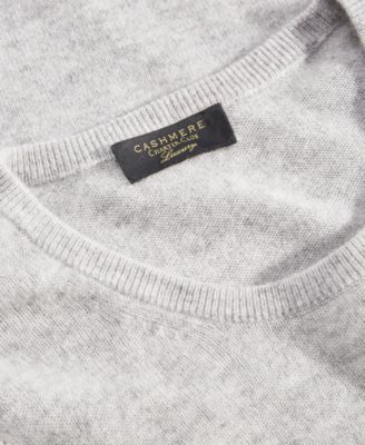 100% Cashmere Women's Petite Long-Sleeve Crewneck Sweater, Created for Macy's