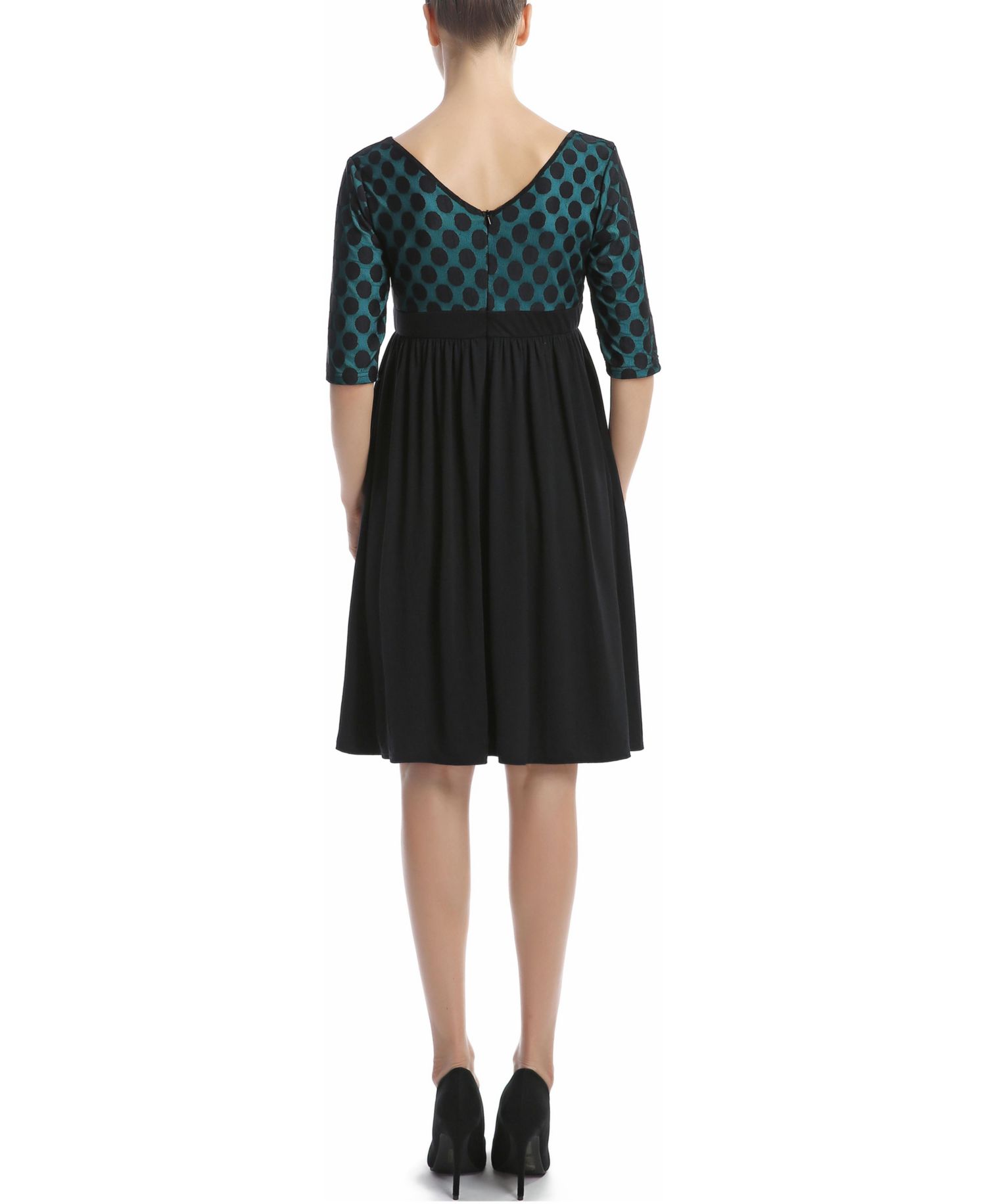 Women's Polka Dot Lace Dress