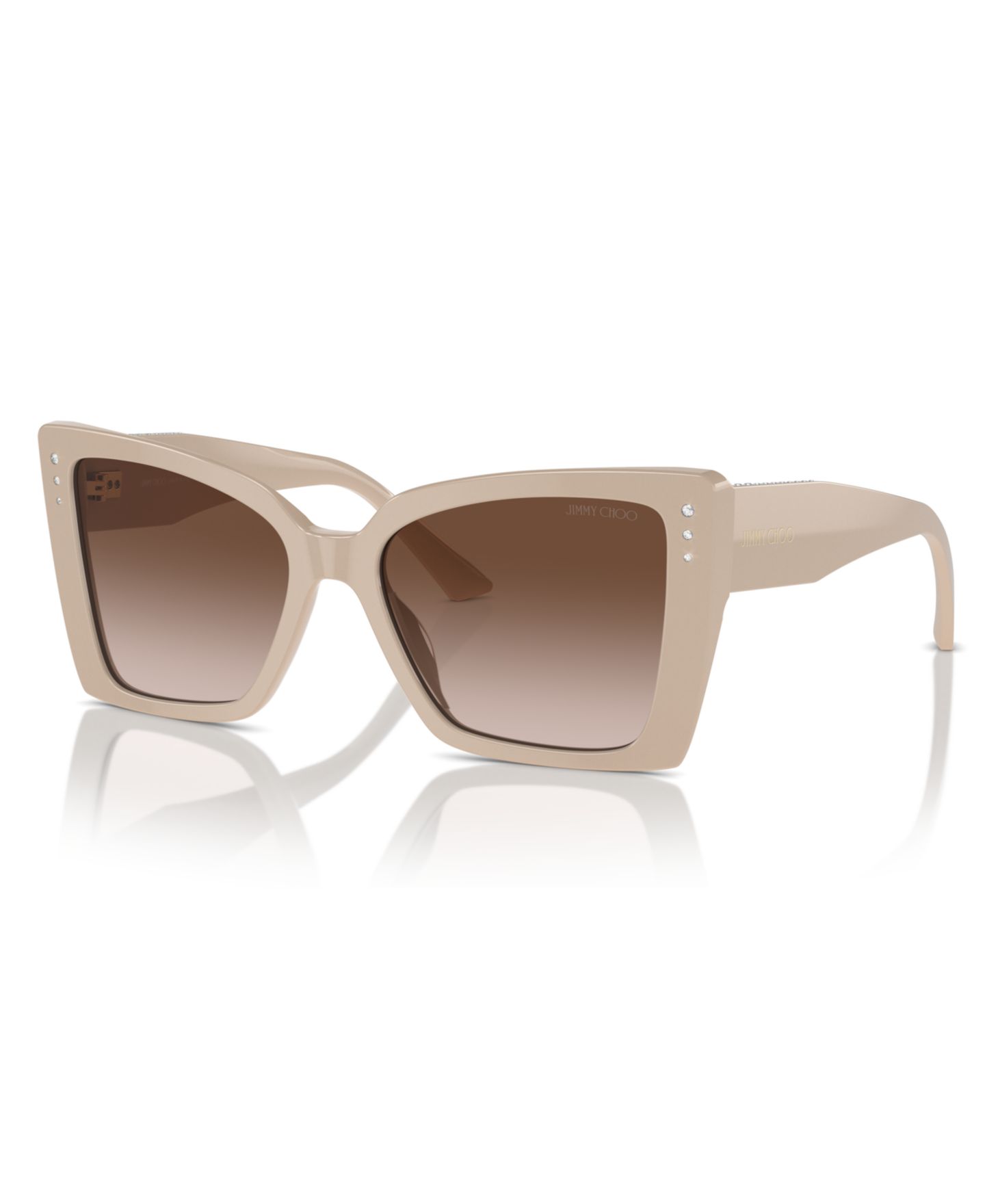 Женские солнцезащитные очки Jimmy Choo Sunglasses, JC5001B, цвет: Бежевый — фото 1