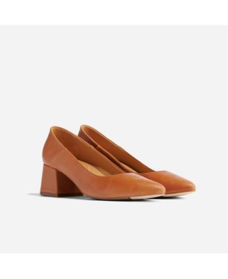 Nisolo Women's Fiorela Go-To Mid Heel Pumps Caramel Macy's