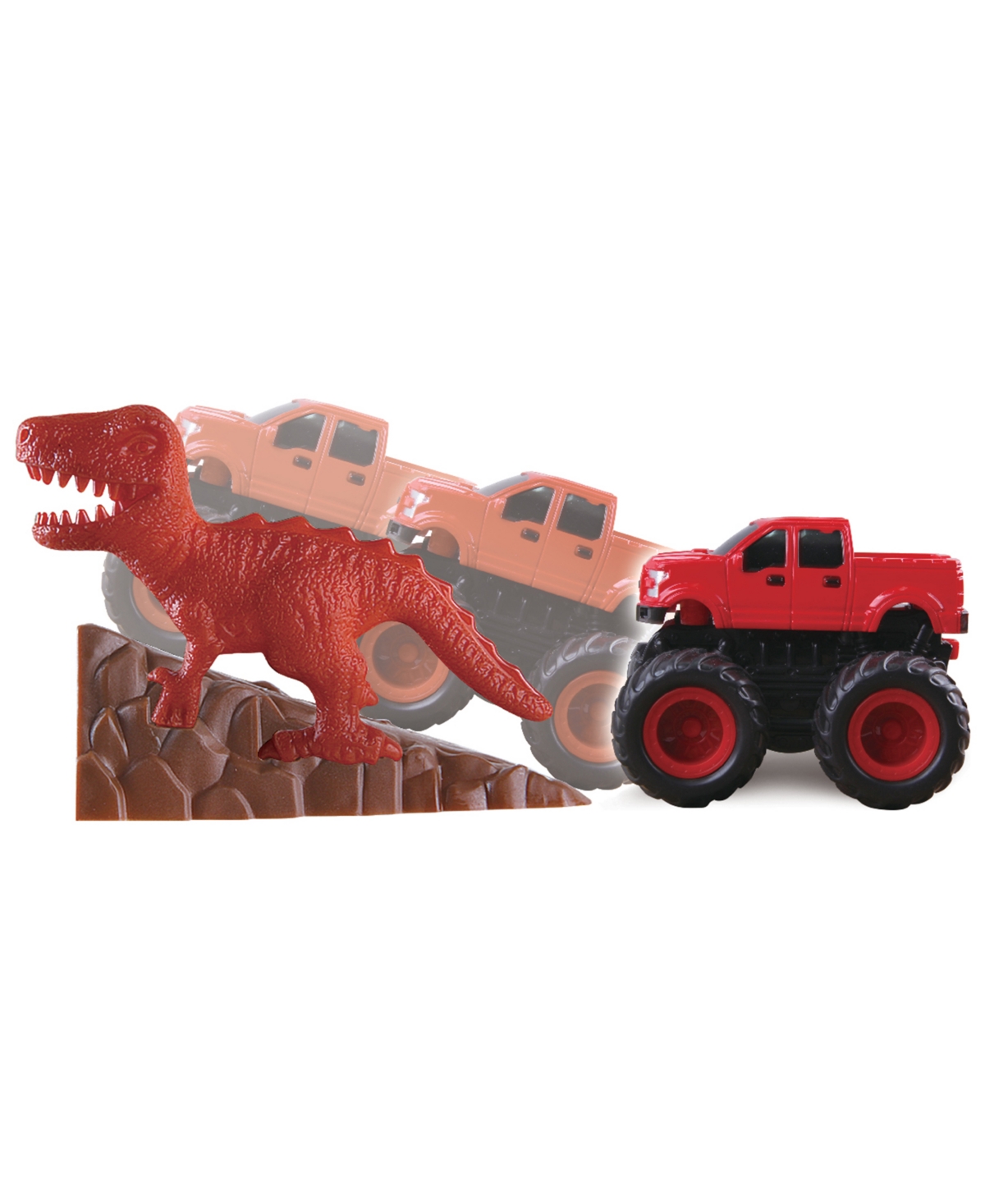 World Tech Toys 54pcs Monster Truck Mayhem Friction Play Set In Multi