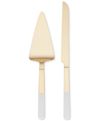 kate spade new york Loves Me Knot 2-Piece Dessert Set - Macy's