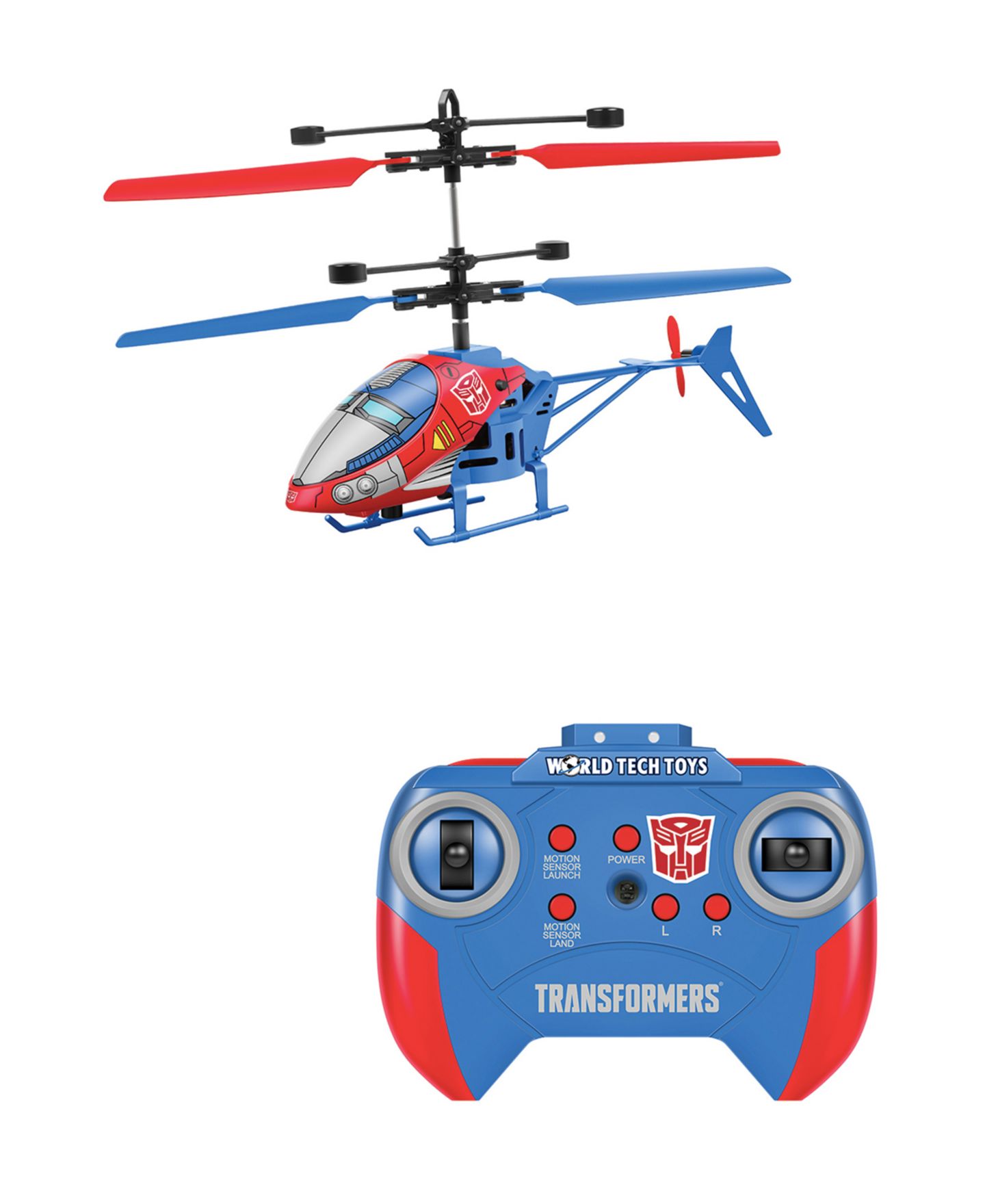 Детская игрушка World Tech Toys Hasbro Transformers Optimus Prime 2-Channel Radio Control Helicopter — фото 1