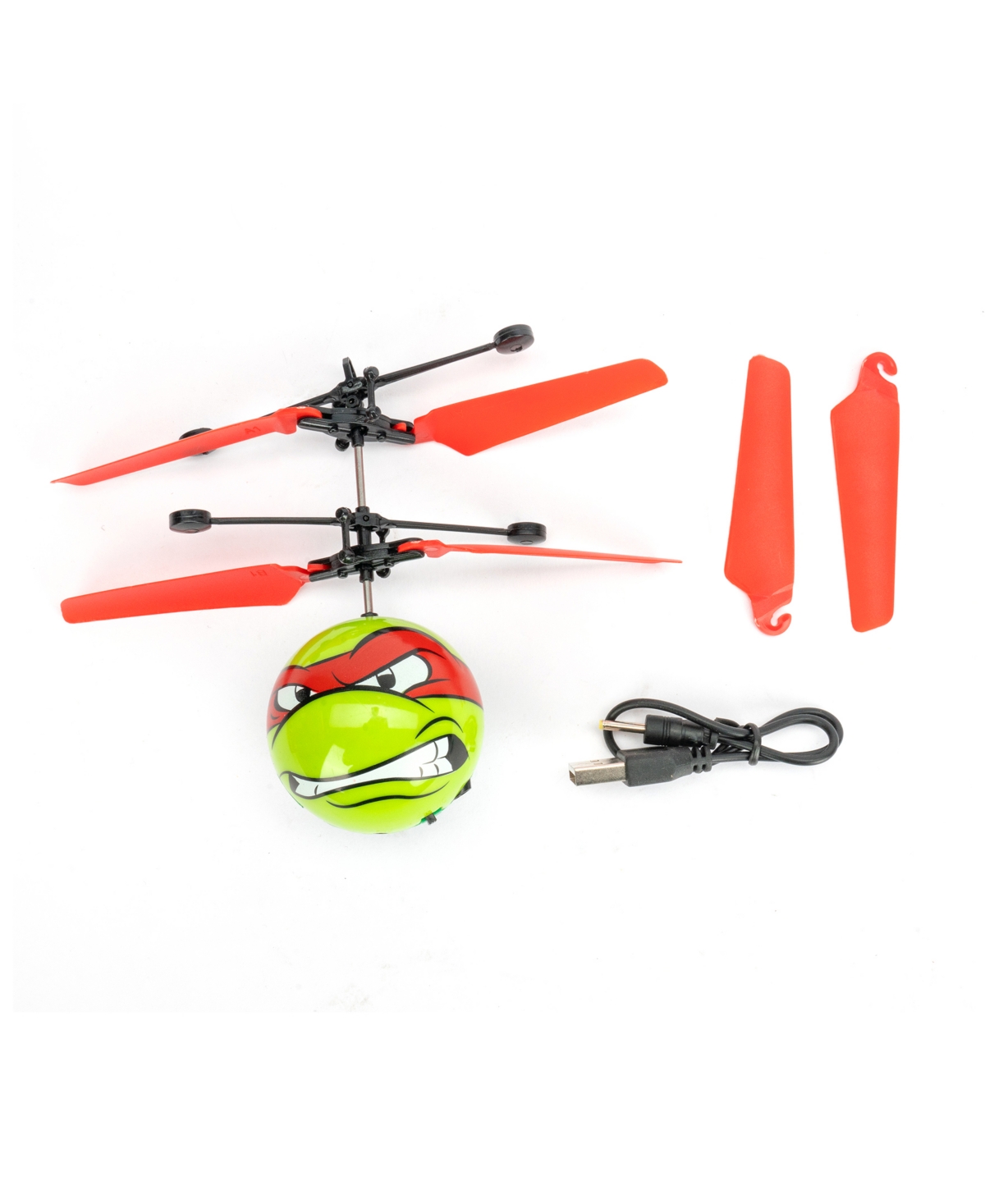 World Tech Toys Nickelodeon Tmnt Raphael Ufo Ball Helicopter In Multi