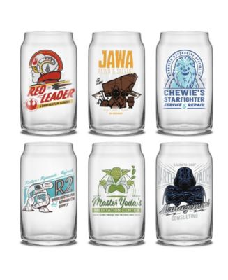 JoyJolt Star Wars Retro Vintage Tumbler Glasses, Set of 6 - Macy's