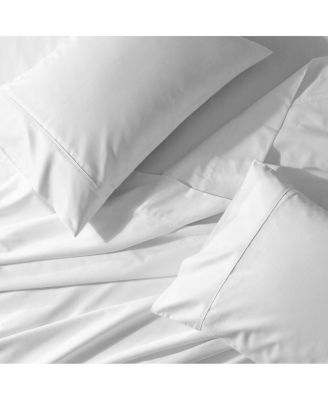 Easy Care Solid 650 Thread Count 4 Piece Sheet Set, Queen