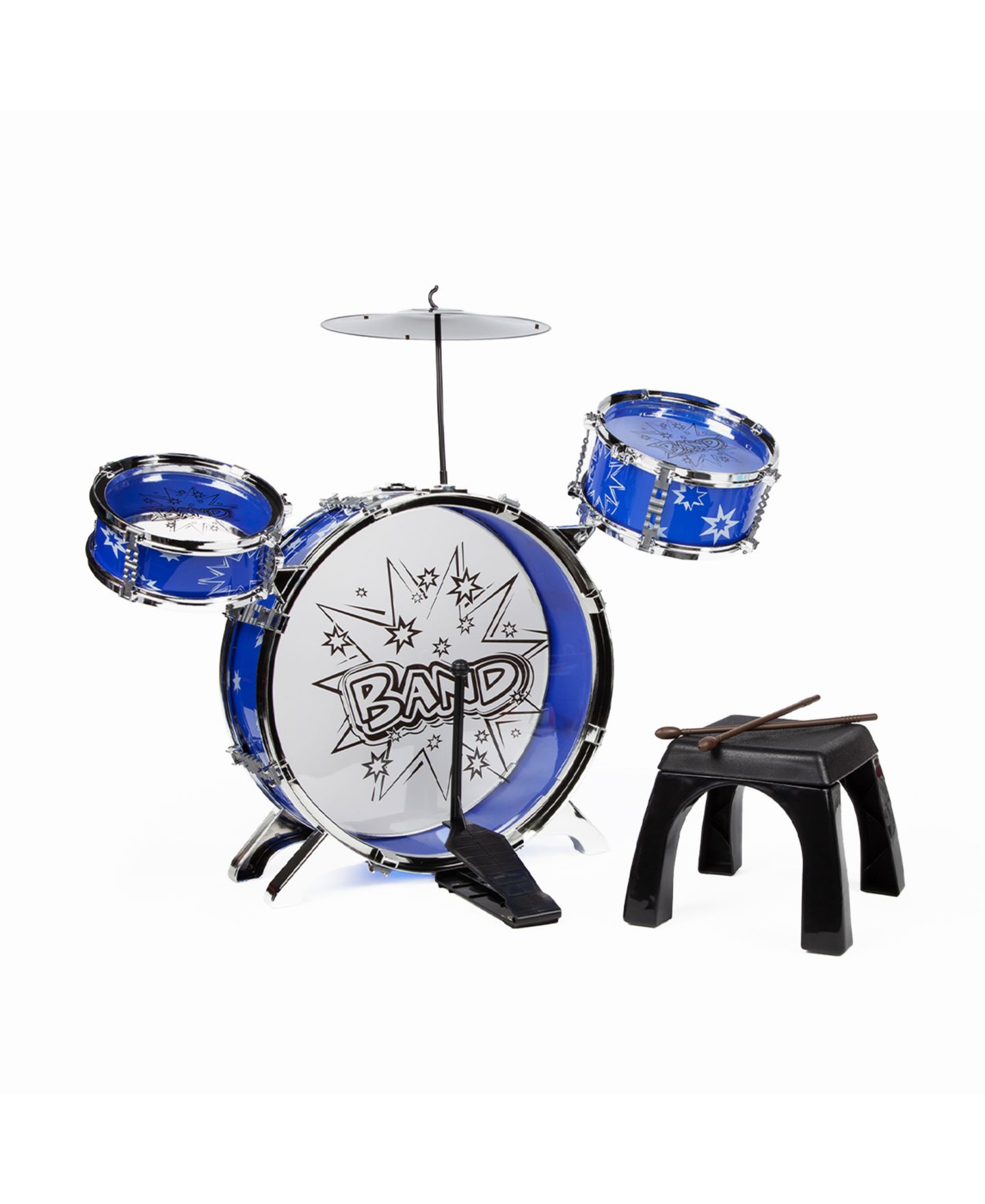 Детские игрушки World Tech Toys Big Band 7-Piece Drum Set, от 3 лет — фото 2