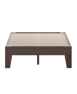 Eduardo Platform Bed Frame, Solid Wood Platform Bed Frame With Slatted Support, No Box Spring Needed