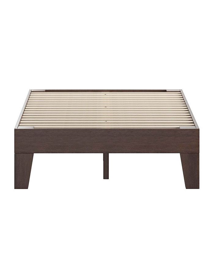 MERRICK LANE Eduardo Platform Bed Frame, Solid Wood Platform Bed Frame