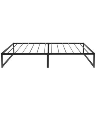 14 Inch Twin Size Steel Bed Frame With Steel Slat Support For Any Mattress (No Box Spring Required)